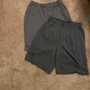 2 medium men’s Under Armour Shorts
